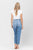 Distressed Raw Hem Mom Jeans