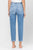 Distressed Raw Hem Mom Jeans