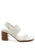 RAG&CO GERTUDE SLINGBACK BLOCK HEEL LEATHER SANDAL