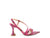 CHERRY TART Snake Print Spool Heel Sandals