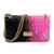 Quilt Embossed Multi Color Jelly Shoulder Bag