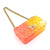 Quilt Embossed Multi Color Jelly Shoulder Bag