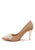 ENCON POINTED HIGH HEELED PEARL FLOWER SANDAL