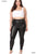 Plus High Rise Faux Leather Leggings