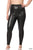 Plus High Rise Faux Leather Leggings