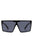 Oversize Square Flat Top Fashion Women Sunglasses