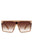 Oversize Square Flat Top Fashion Women Sunglasses