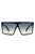 Oversize Square Flat Top Fashion Women Sunglasses