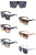 Oversize Square Flat Top Fashion Women Sunglasses