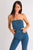 Tube Denim Jumpsuit