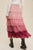 Gradient Style Tiered Mesh Maxi Skirt