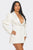 Ivory Puff Sleeve Blazer Dress