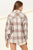 For Myself Checkered Print Button-Front Top