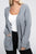 Melange Open Front Sweater Cardigan