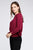 Ribbed Batwing Long Sleeve Boat Neck Sweater