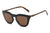 Retro Brow-Bar Flat Top Fashion Sunglasses