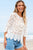 Women Bohemian Lace Crochet Half Sleeve Blouse