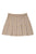 Plaid pleated mini skirt