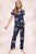 Loungewear set for women's floral pajama set