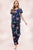 Loungewear set for women's floral pajama set