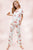 Loungewear set for women's floral pajama set