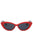 Women Round Retro Cat Eye Fashion Sunglasses