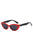 Women Round Retro Cat Eye Fashion Sunglasses