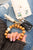 Leopard Beaded Key Ring Wallet Bracelet