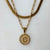 Double Chain Initial Necklace