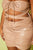 Plus Size Faux Leather Cut Out Tube Mini Dress