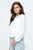 Surplice long sleeve with lace insert blouse