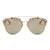 Women Round Cat Eye Fashion Sunglasses