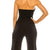 SOLID HALTER CHAIN DETAILED JUMPSUIT