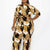 PLUS PRINT OFF SHOULDER JUMPSUIT - Plus Size